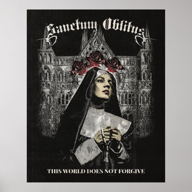 Sanctum Oblitus - Gothic Streetwear Design Poster (Framsidan)