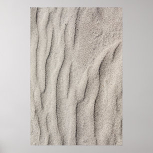 Sand-Abstrakt Poster