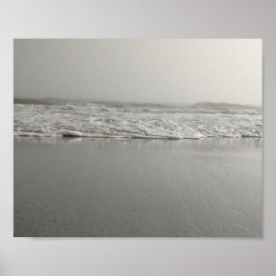 Sand and Sea (Svarta och vita) Poster