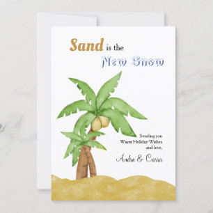Sand är Helgdag New Snö Inbjudningar