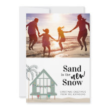 Sand är Helgdag New Snö Photo jul