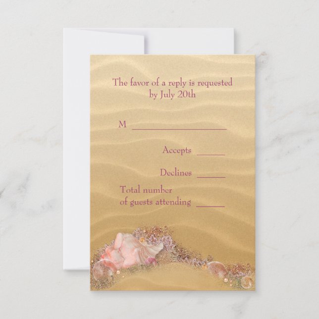 Sand Beach Seashells Beach Wedding OSA (Framsida)