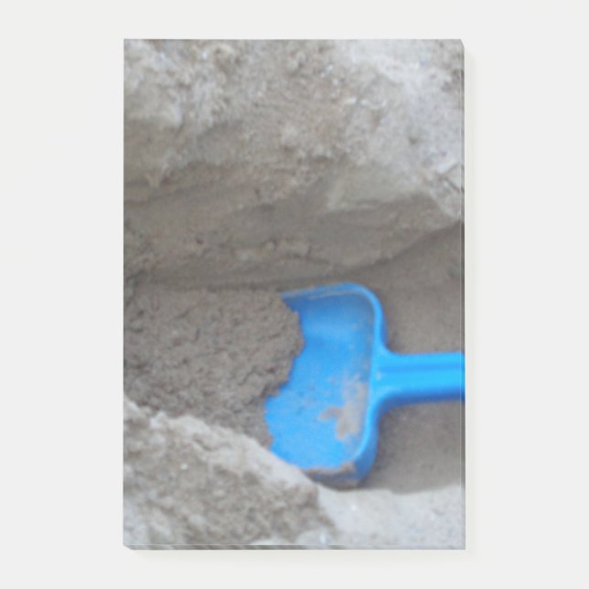 Sand Beach, Shovel Scoop Post-it® Notes Post-it Block (Framsida)