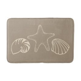 Sand Beach Snäckors Bathroom Matta Bath Mat