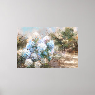 *~* Sand Beach TV2 Hydrangea art Kanvastryck