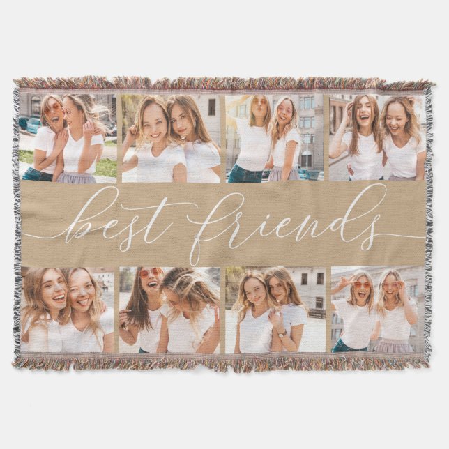 Sand | Best Friends Photo Collage Filt (Framsidan)