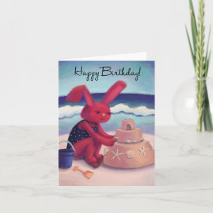 Sand Cake Grattis på födelsedagen Card Kort