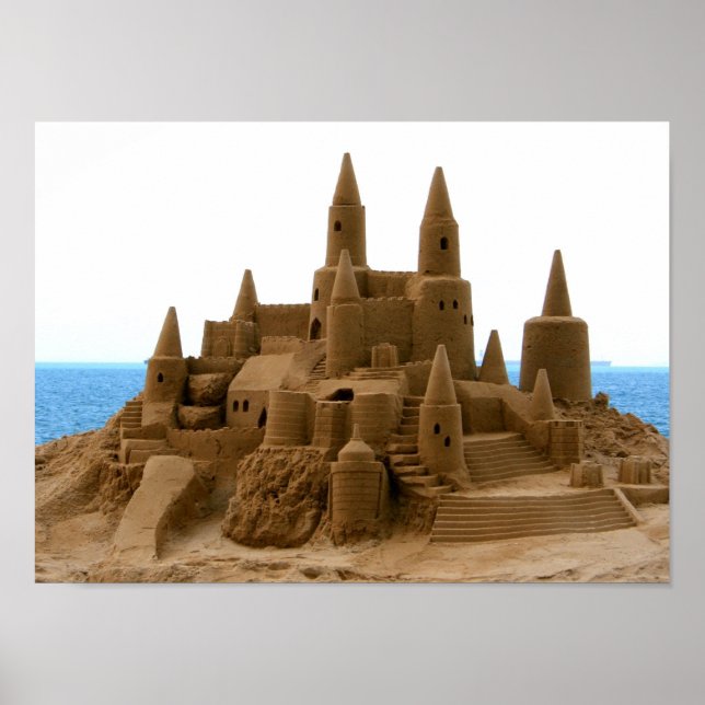 Sand Castle Poster (Framsidan)