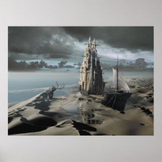 Sand Castle Poster