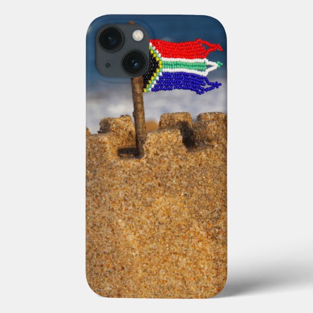Sand Castle with South African Flagga, Umhlanga (Baksida)