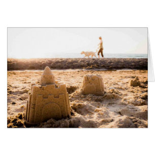 Sand Castles Hälsningskort