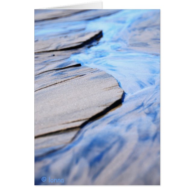 Sand Design Hälsningskort (Framsidan)