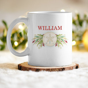 Sand Dollar Beach Kustjul Kaffemugg