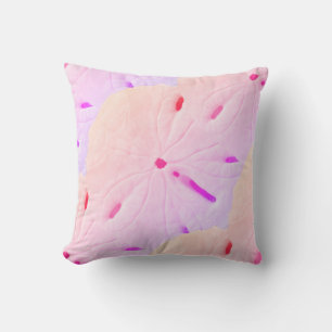 Sand Dollar Beach Rosa Lila Ombre Art Abstrakt Kudde