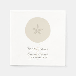 Sand Dollar Bröllop Napkins Pappersservett