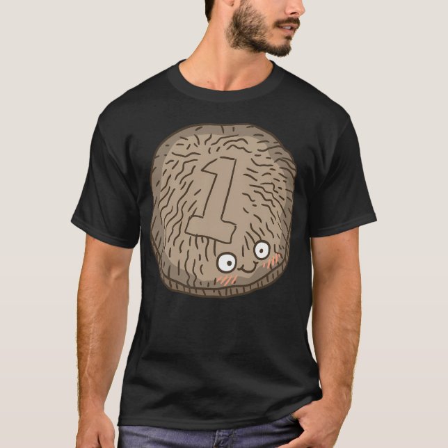 Sand Dollar Cute. T Shirt (Framsida)