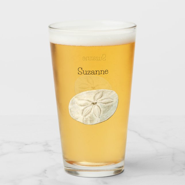 Sand Dollar Glaskopp (Framsida fylld)