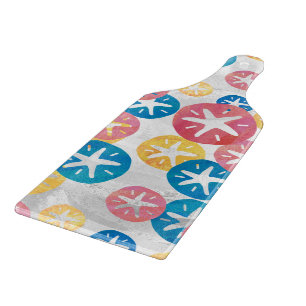 Sand Dollar Gult Red Blue Mönster