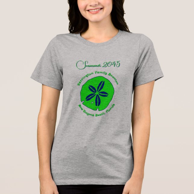 Sand Dollar Keepsakys familjeåterförening T Shirt (Framsida)