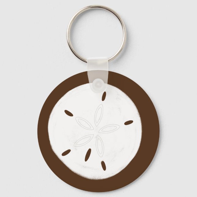 Sand Dollar Keychain Nyckelring (Framsida)