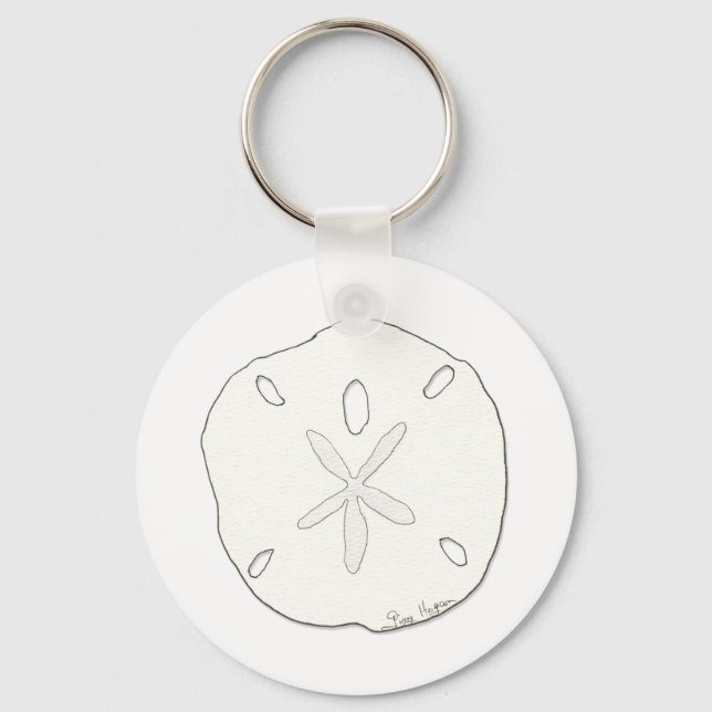 Sand Dollar Keychain Nyckelring (Framsida)