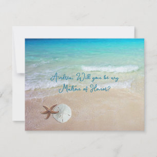 Sand Dollar kommer att bli mitt Bridesmaid-kort Inbjudningar