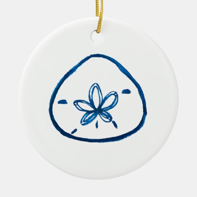 Sand Dollar Kustornamisk Dekoration (Framsidan)
