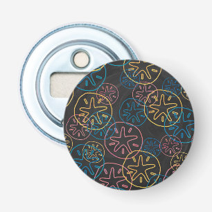 Sand Dollar Linjer Red Gult Blue Flasköppnare