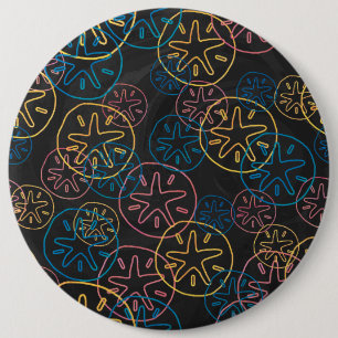 Sand Dollar Linjer Red Gult Blue Knapp