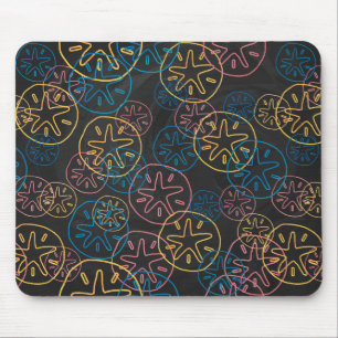 Sand Dollar Linjer Red Gult Blue Musmatta
