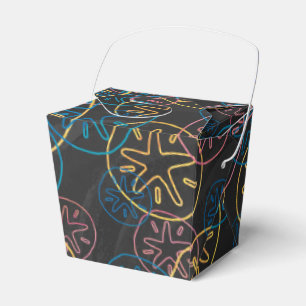 Sand Dollar Linjer Red Gult Blue Presentaskar