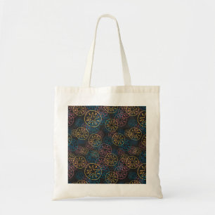 Sand Dollar Linjer Red Gult Blue Tygkasse