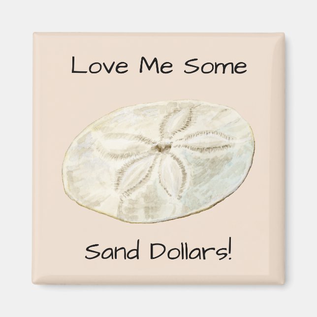 Sand Dollar Magnet (Framsidan)