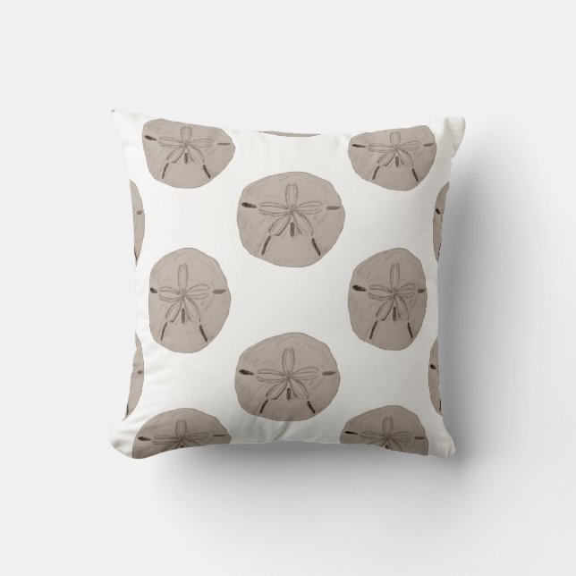 Sand Dollar Mönster Art Pillow Kudde (Framsida)