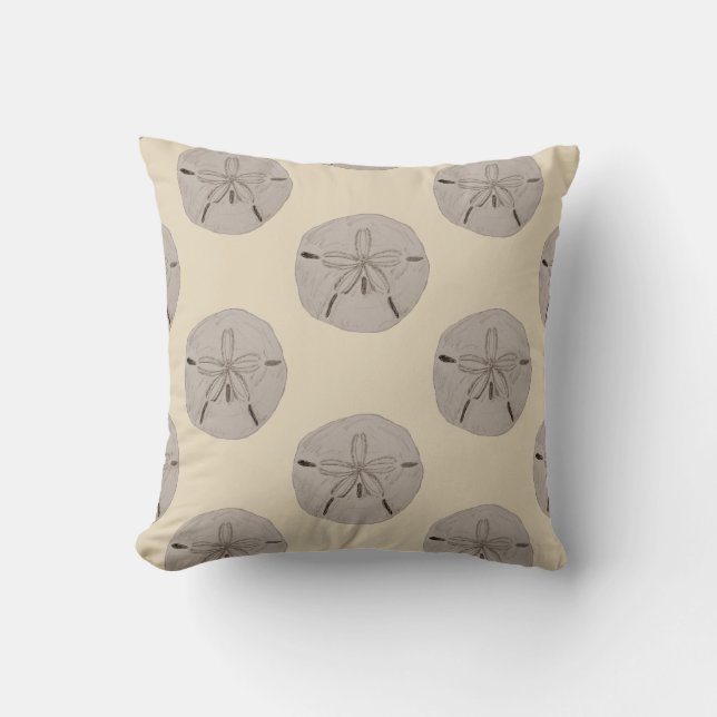 Sand Dollar Mönster Pillow Kudde (Framsida)