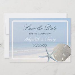 Sand Dollar och Starfish Beach Spara Datumet