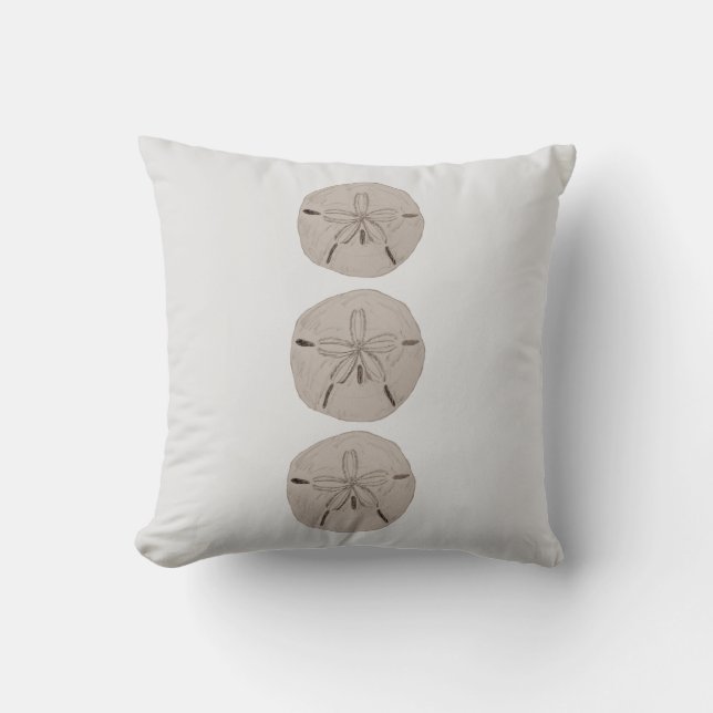 Sand Dollar Painting Pillow Kudde (Framsida)