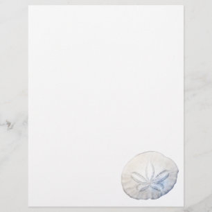Sand Dollar Photo Stationery Papper