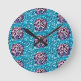 Sand Dollar Round Clock Rund Klocka