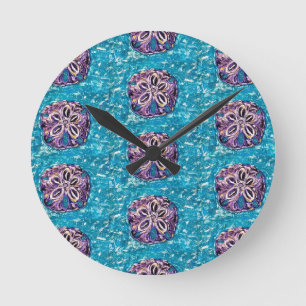 Sand Dollar Round Clock Rund Klocka