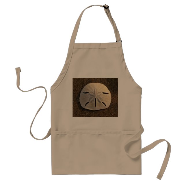 Sand Dollar Sea Snäcka Sand Beach Apron Förkläde (Framsidan)