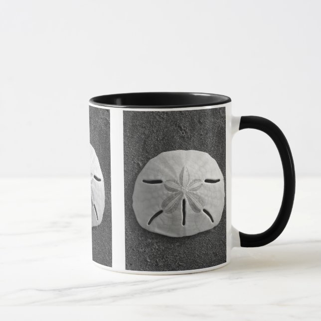 Sand Dollar Seashell Sand Beach Mugg (Höger)