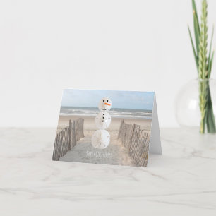Sand Dollar Snögubbe Helgkort