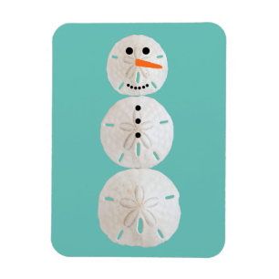 Sand Dollar Snögubbe Magnet