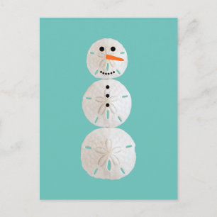 Sand dollar Snögubbe Vykort