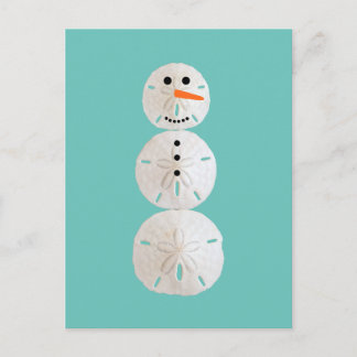Sand dollar Snögubbe Vykort