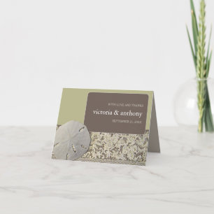 Sand-dollar Snöre, Vintage Beach Wedding Tack Kort