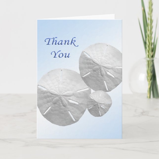 Sand Dollar tackkort (Framsida)