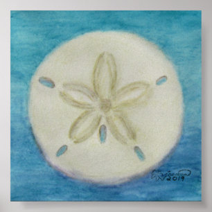 Sand Dollar-utskrift Poster