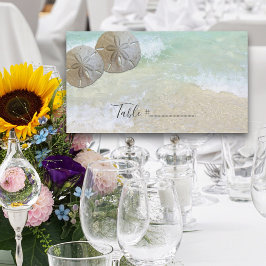 Sand Dollars Bröllop Ställe Bord-säteskort Placeringskort